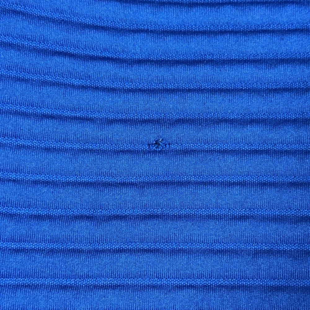 Under Armour ColdGear Mens Large Blue Ribbed Quarter Zip Pullover Jacket Loose